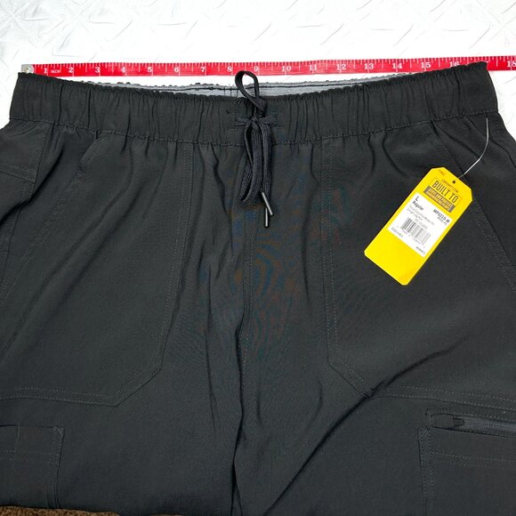 NWT Carhartt Women Force Cross Flex Black Pants, Large Utility Scrubs Workwear - Picture 5 of 7